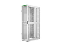 APC NetShelter SX Gen 2 - Rack skåp - 2258 H x 600 B x 1200 D mm, med sidor - golvstående - vit - 48U - 19" - TAA-kompatibel - för P/N: SMT1000RM1U, SMT750RM1U, SRTL10KRM4UT, SRTL5KRM2UI-HW, SRTL5KRM2UT-HW, SRTL8KRM4UT AR3307W2