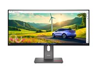 Lenovo ThinkVision P34WD-40 - LED-skärm - böjd - 34" - 3440 x 1440 @ 120 Hz - IPS - 350 cd/m² - 2000:1 - DisplayHDR 10 - 4 ms - HDMI, DisplayPort, USB-C - eclipse black 64ADGAT1EU