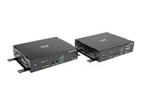 Eaton Tripp Lite Series DisplayPort over Fiber Extender Kit - 4K @ 30 Hz, RS-232, IR, USB, Duplex Singlemode LC, 6.2 mi., TAA - Sändare och mottagare - video/ljud/infraröd/USB-förlängningskabel - DisplayPort - över fiberoptik - upp till 10 km - 1310 nm - TAA-kompatibel B127F-1A1-SM-DD