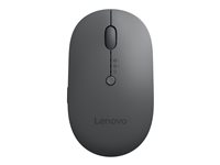 Lenovo Multi-Device - X9 Edition - mus - höger- och vänsterhänta - optisk - 4 knappar - trådlös - 2.4 GHz, Bluetooth 5.0 - USB-C trådlös mottagare - åskgrå (överdel), thunder black (underdel) - brun låda 4Y51R29290