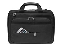 Targus CitySmart High Capacity Topload - Notebook-väska - 14" - 15.6" - svart, grå TBT915EU