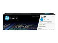 HP 222A - Cyan - original - LaserJet - tonerkassett (W2221A) - för Color LaserJet Pro MFP 3302fdn W2221A