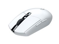 Logitech G G305 - Mus - optisk - 6 knappar - trådlös - 2.4 GHz - trådlös USB-mottagare - vit 910-005292