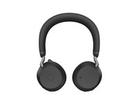 Jabra Evolve2 75 - Headset - på örat - Bluetooth - trådlös - aktiv brusradering - USB-A - ljudisolerande - svart - Optimerad för UC 27599-989-999