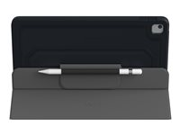 ZAGG Rugged Messenger - Tangentbord och foliefodral - bakgrundsbelyst - Bluetooth - Nordisk - svart tangentbord, svart fodral - för Apple 10.2-inch iPad (7:e generation, 8:e generation, 9:e generation) 103104689