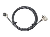 PORT Connect - Lås för säkerhetskabel - twin head - dark smoke - 50 cm 901238
