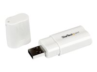 StarTech.com USB to Stereo Audio Adapter Converter - USB stereo Adapter - USB External sound Card - Laptop sound Card (ICUSBAUDIO) - Ljudkort - stereo - USB 2.0 - för P/N: MU15MMS, MU6MMS ICUSBAUDIO