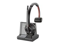 Poly Savi 8210 Office - Savi 8200 series - headset - på örat - DECT / Bluetooth - trådlös - aktiv brusradering - svart - Zoomcertifierad 8D3K5AA#ABB