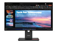 Lenovo ThinkVision T27qd-40 - LED-skärm - 27" - 2560 x 1440 QHD @ 120 Hz - IPS - 350 cd/m² - 1500:1 - DisplayHDR 10 - 4 ms - HDMI, DisplayPort - eclipse black 64AAGAT2EU