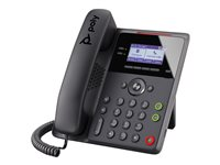 HP Poly Edge B30 - VoIP-telefon - 5-vägs samtalsförmåg - SIP - 16 rader - svart 82M84AA
