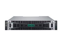 HPE Modular Smart Array 2070 10GBASE-T iSCSI SFF Storage - 7th Generation - halvledarenhet/hårddisk-array - 0 TB - 24 fack (SAS-3) - iSCSI (10 GbE) (extern) - kan monteras i rack - 2U S1H46A