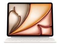 Apple Magic Keyboard - Tangentbord och foliefodral - med pekdyna - Apple Smart connector - QWERTY - norsk - för Apple 13-inch iPad Air M2 Wi-Fi, M2 Wi-Fi + Cellular, M3 Wi-Fi, M3 Wi-Fi + Cellular MDFW4H/A