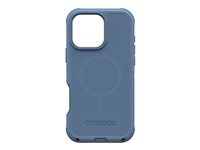 OtterBox Defender Series - Baksidesskydd för mobiltelefon - MagSafe-kompatibilitet - silikon - baby blue jeans (blå) - för Apple iPhone 16 Pro Max 77-95985