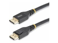 StarTech.com 25ft (7m) VESA-Certified Active DisplayPort 1.4 Cable, DP8K w/HBR3/HDR10/MST/DSC 1.2/HDCP 2.2, 8K 60Hz, 4K 120Hz Video - Active DP 1.4 Cable M/M (DP14A-7M-DP-CABLE) - DisplayPort-kabel - DisplayPort (hane) till DisplayPort (hane) - DisplayPort 1.4 - 7 m - stöd för 4K, stöd för 8K, aktiv, aktiv kopparkabel - svart DP14A-7M-DP-CABLE