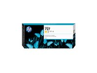 HP 727 - 300 ml - hög kapacitet - gul - original - DesignJet - bläckpatron - för DesignJet T1500, T1530, T2500, T2530, T920, T930 F9J78A