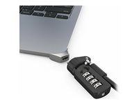 Compulocks Ledge Lock Adapter for MacBook Air 15" M2-M4 with Combination Cable Lock Silver - Säkerhetssats för system - kombinationslås MBALDG05CL