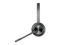 HP Poly Voyager 4320-M - Headset - på örat - Bluetooth - trådlös, kabelansluten - USB-A via Bluetooth-adapter, USB-A - svart - Certifierad för Microsoft-teams, Zoomcertifierad 77Z00AA