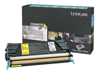 Lexmark - Extra lång livslängd - gul - original - tonerkassett LCCP, LRP - för Lexmark C534dn, C534dtn, C534n C5340YX