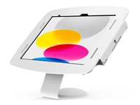 Compulocks iPad 10th-11th (A16) Gen Space Enclosure Core Counter Stand or Wall Mount White - Hölje - för surfplatta - fast i 45 grader - metall - vit - väggmonterbar - för Apple 10.9-inch iPad Air Wi-Fi, Wi-Fi + Cellular 111W209IPDSW
