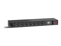 APC Switched Rack PDU AP7901B - Kraftdistributionsenhet (kan monteras i rack) - AC 120 V - ingång: NEMA L5-20 - utgångskontakter: 8 (NEMA 5-20) - 1U - 3.66 m sladd - svart - för P/N: SCL500RM1U, SMTL2K2RM2UCLNC, SMX2KR2UX145, SMX3KR2UNCX145, SMX750CUS, SRT2K2RXLNX145 AP7901B