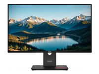 Lenovo ThinkVision T27Q-40 - LED-skärm - 27" - 2560 x 1440 QHD @ 120 Hz - IPS - 350 cd/m² - 1500:1 - DisplayHDR 10 - 4 ms - HDMI, DisplayPort - eclipse black 64A6GAT6EU