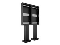 Multibrackets M - Monteringssats (totem) - för 2 LCD-bildskärmar - svart - skärmstorlek: 55" - monteringsgränssnitt: 1186 x 560 - för Samsung OH55A-S, OH55F 7350022736597