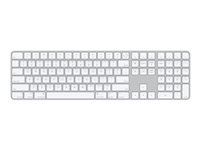 Apple Magic Keyboard with Touch ID and Numeric Keypad - Tangentbord - trådlös - Bluetooth - QWERTY - norsk MK2C3H/A