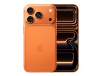 Apple iPhone 17 Pro - 5G smartphone - dual-SIM / Internminne 512 GB - OLED-skärm - 6.3" - 2622 x 1206 pixlar (120 Hz) - 3 st. bakre kameror 48 MP, 48 MP, 48 MP - front camera 18 megapixlar - kosmisk orange MG8M4QN/A